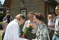 Valli Sepp 70<br>Rida talu, Meeri küla, Nõo vald, Tartumaa<br>18. juuli 2009<br>Foto Olev ja Mariliis Sepp