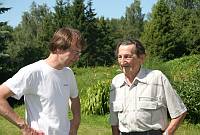 Valli Sepp 70<br>Rida talu, Meeri küla, Nõo vald, Tartumaa<br>18. juuli 2009<br>Foto Olev ja Mariliis Sepp