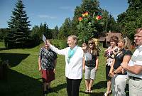 Valli Sepp 70<br>Rida talu, Meeri küla, Nõo vald, Tartumaa<br>18. juuli 2009<br>Foto Olev ja Mariliis Sepp